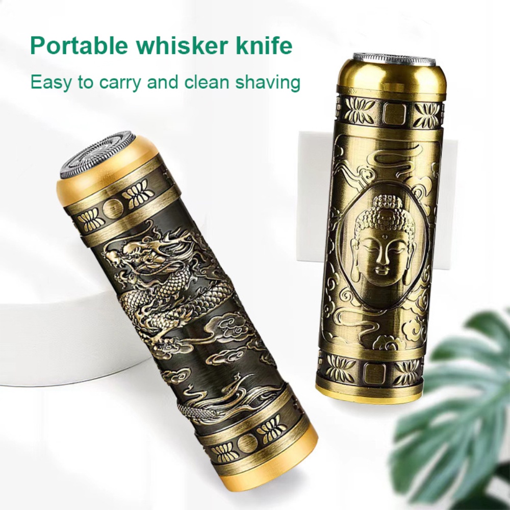 Máy Cạo Râu Mini Chống Thấm Nước Sạc Usb Tiện Dụng Cho Nam