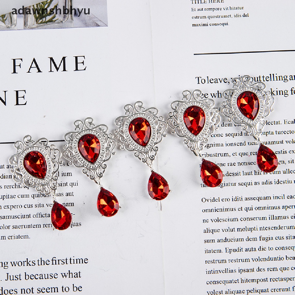 Set 5 Phụ Kiện Cài Áo Đính Đá Dùng Trang Trí Tiệc Cưới DIY