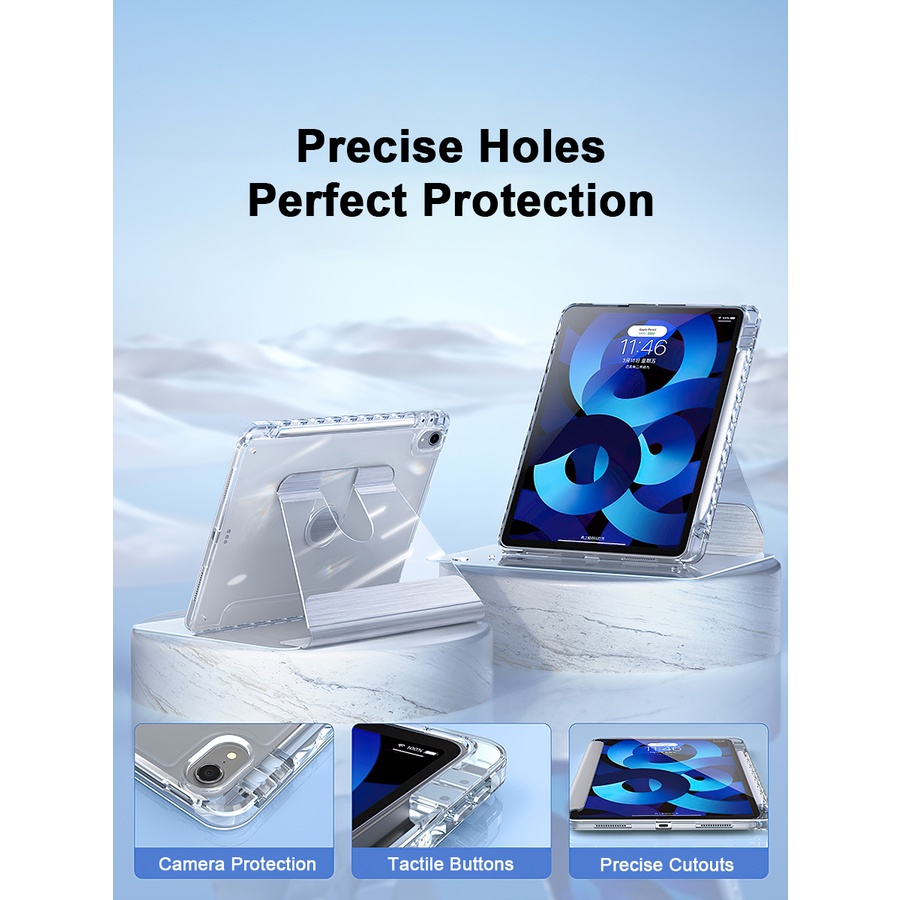 Ốp Máy Tính Bảng Pha Lê Cho iPad 10th Gen 10.9Inch 10.9Inch 360° Bao Da Máy Tính Bảng Xoay Pha Lê Cho iPad Air 4 5 10.9 2020 2022 iPad 10.2 7 8 9th Gen 2023 Pro 10.5 Air 1 Air 2 9.7