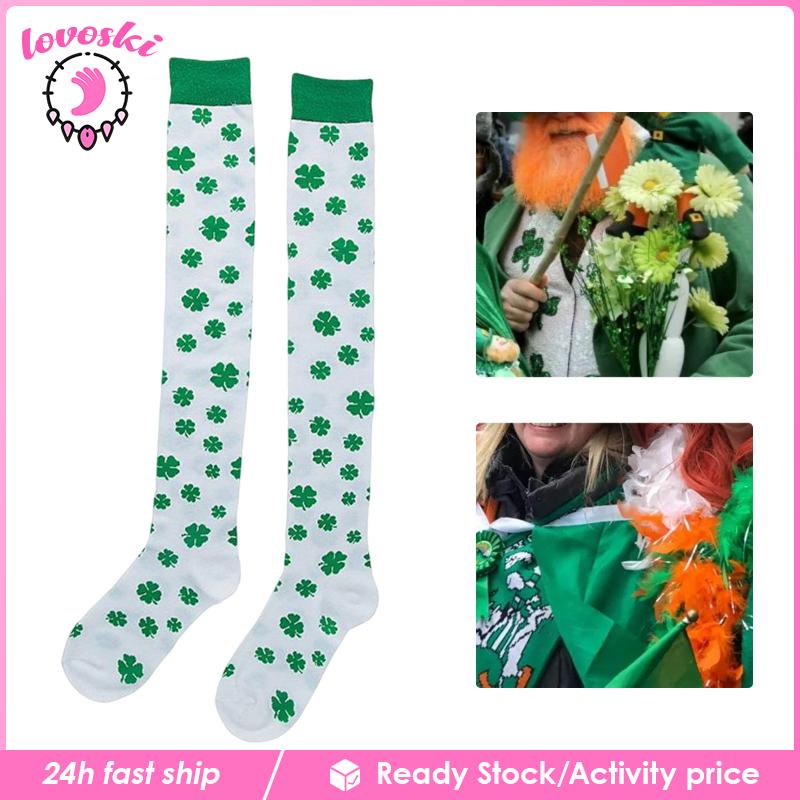 Vớ Dài Qua Gối Kẻ Sọc Hóa Trang Nhân Vật Shamrock # 2