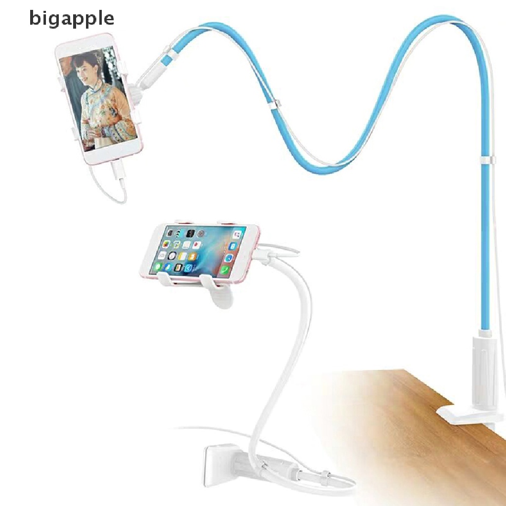 Bigapple Giá Đỡ Kẹp Điện Thoại Di Động Lười Biếng Đầu Giường Cán Dài Linh Hoạt Thông Dụng Cho Nhà Bếp Văn Phòng iPhone pad Watchi