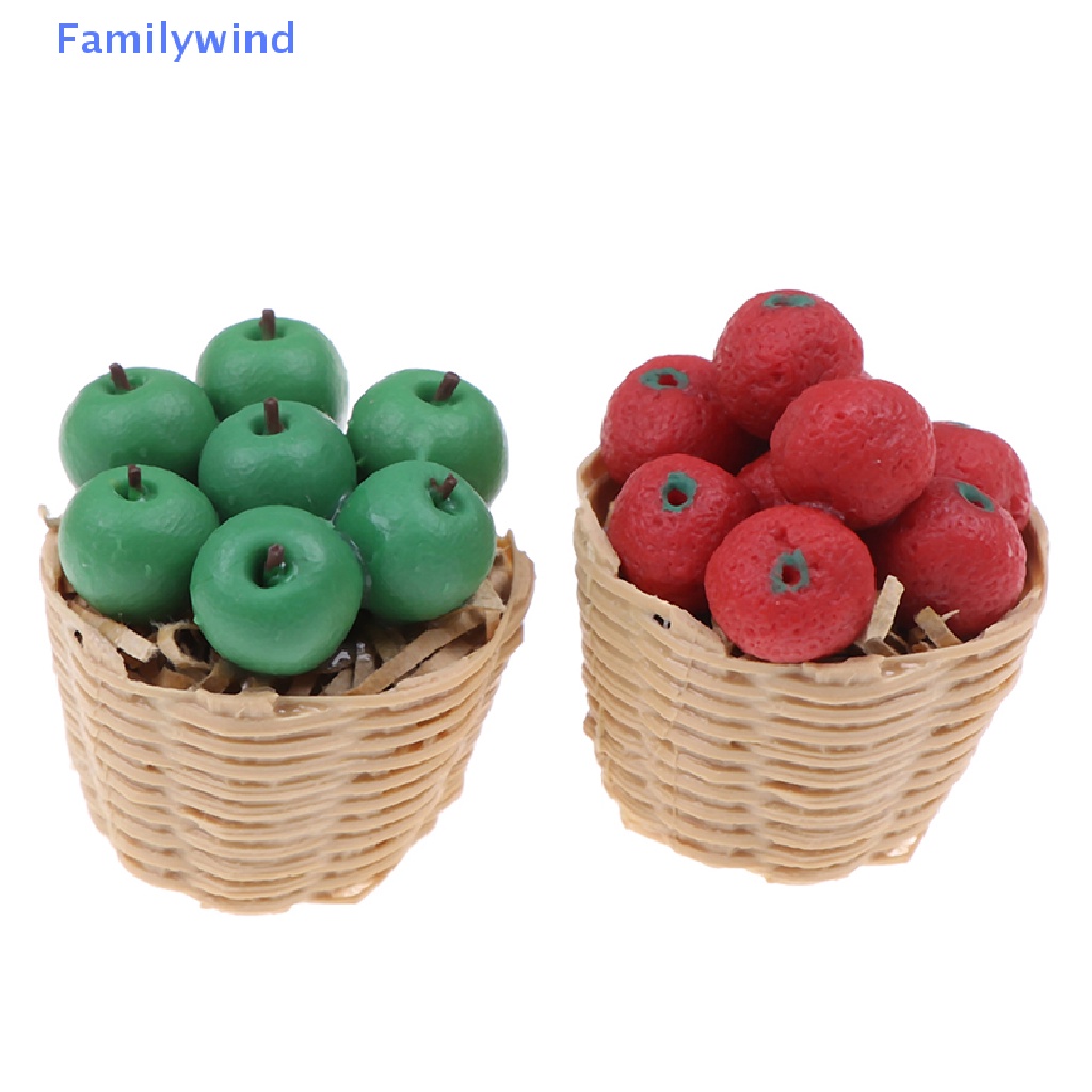 Giỏ Tre Đựng Trái Cây Đồ Chơi Búp Bê Cỡ 1 / 12