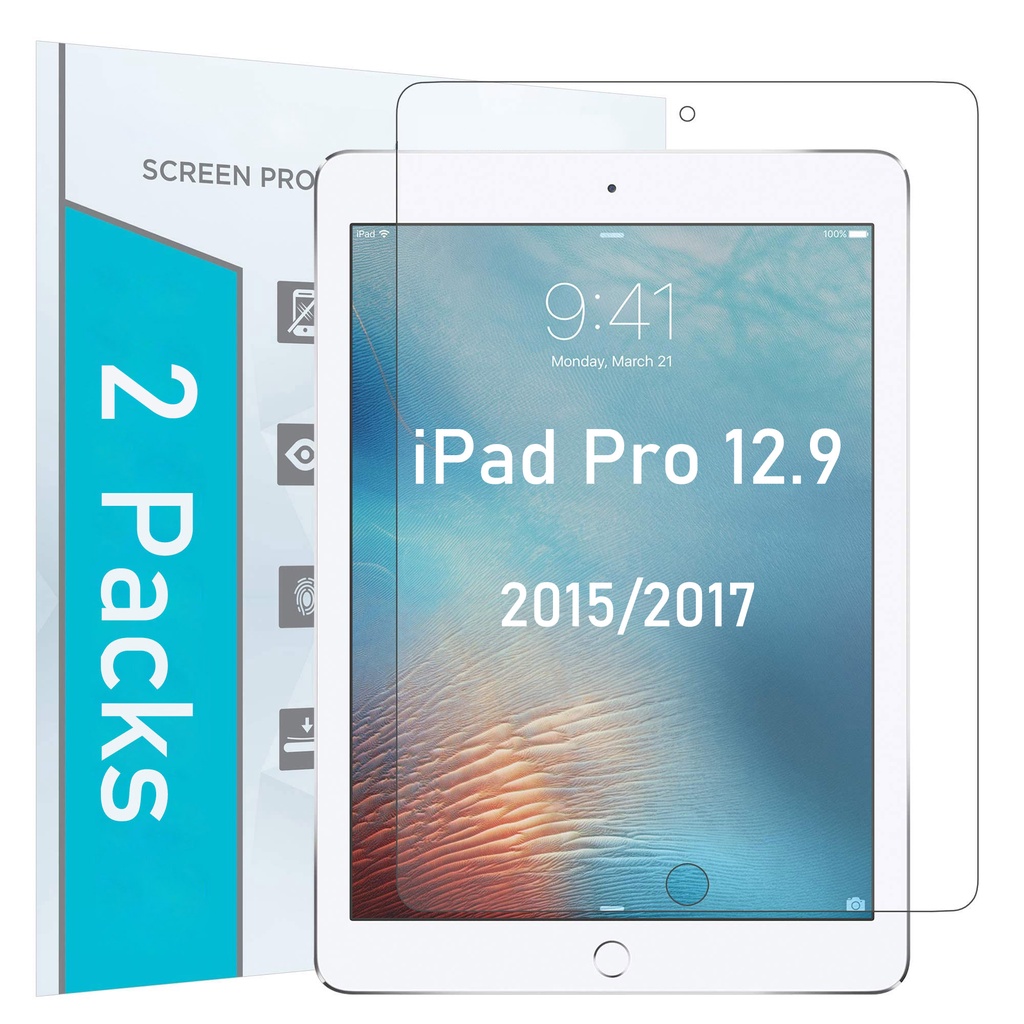 Kính Cường Lực Chống Trầy 2 Cái Cho ipad Pro 12.9 2015 2017 A1671 A1670 ipad 12.9 A1652 A1584