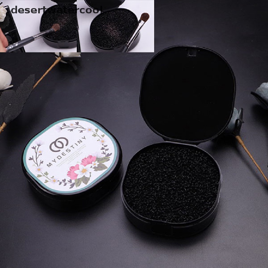 Hộp Vệ Sinh Cọ Trang Điểm Màu Đen Tiện Dụng