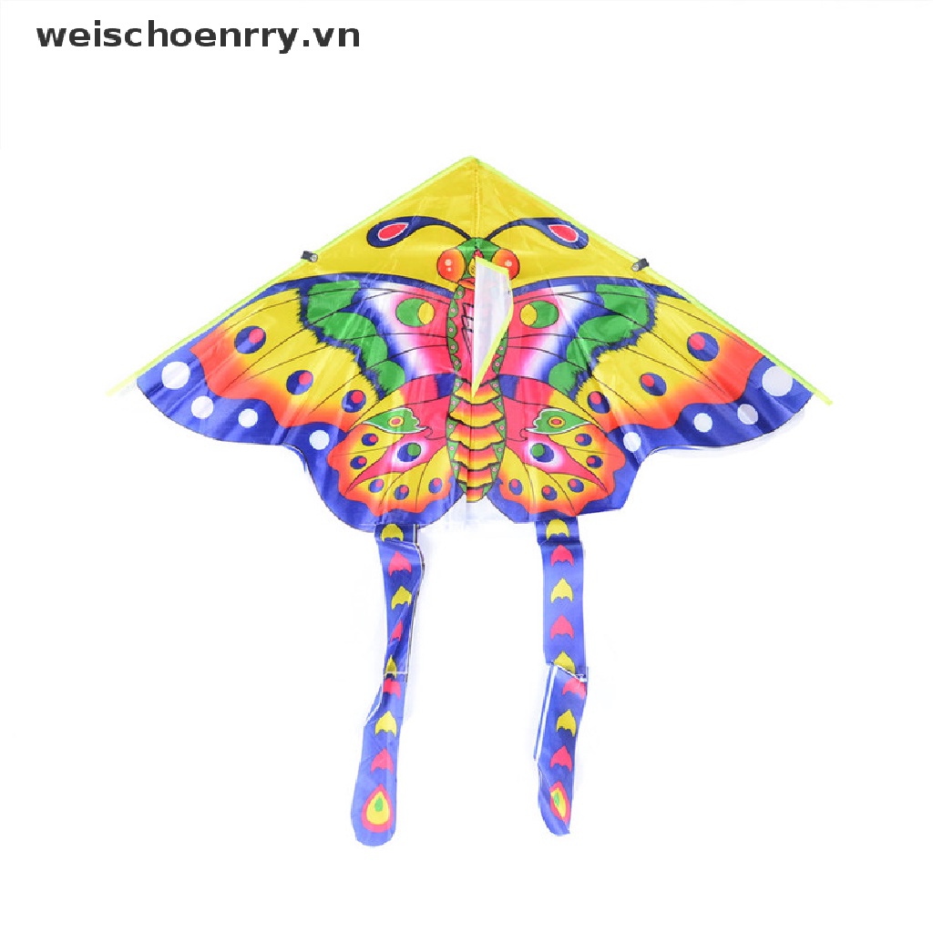 1 Diều Đuôi Dài In Hình Bướm Cho Bé Chơi Ngoài Trời