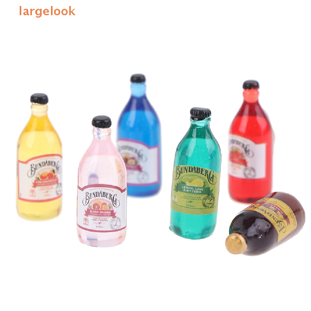 Set 10 Chai Nước Mini Tỉ Lệ 1: 12 1: 6 Dùng Trang Trí Nhà Búp Bê