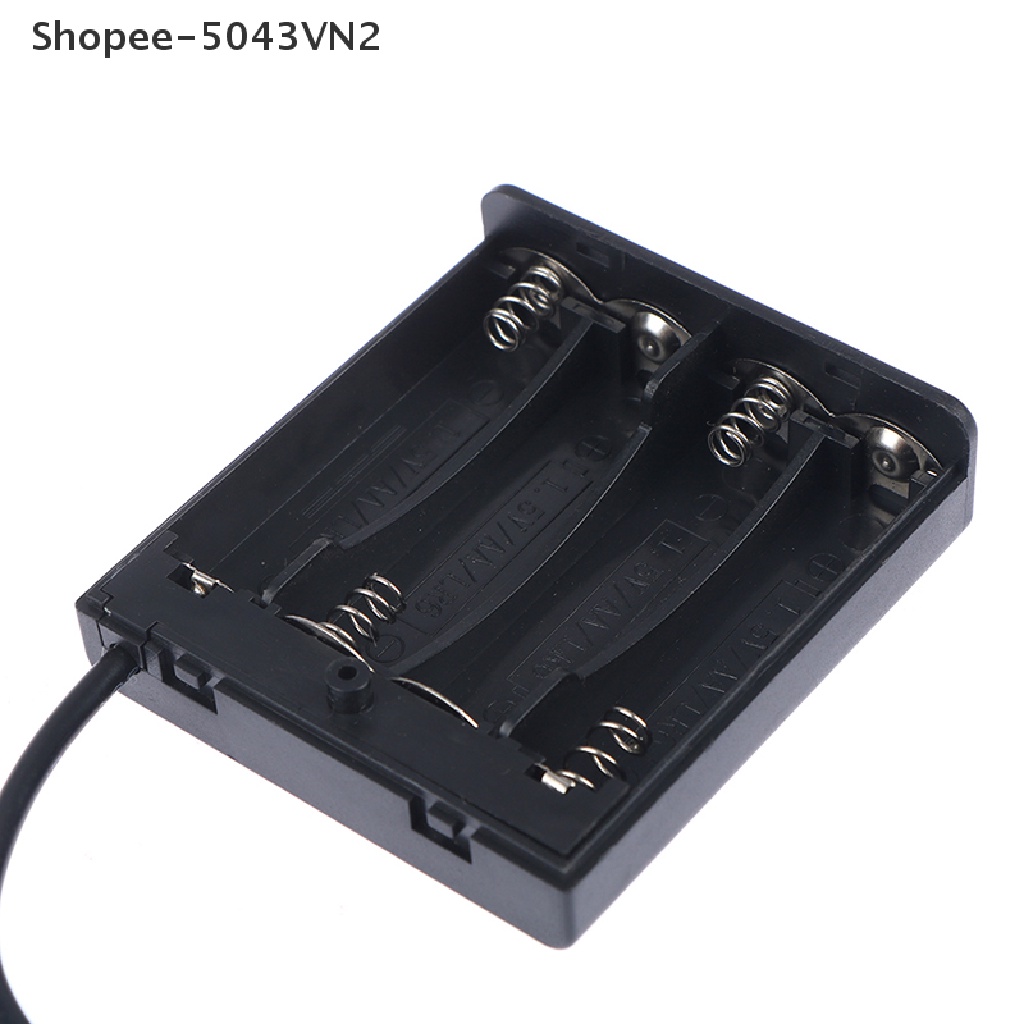 Bộ Nguồn Cung Cấp Điện USB Mini Cho Dây Đèn LED 5V {REFRE2} 4 X AA USB 5V