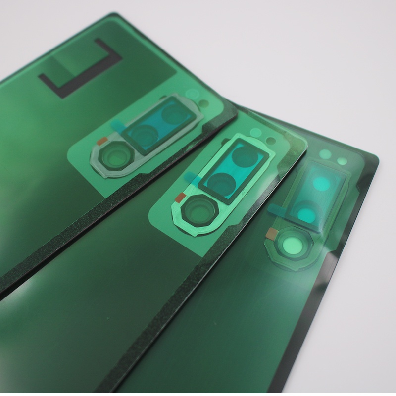 Nắp Đậy Pin Mặt Sau Bằng Kính Mới Cho Sony Xperia 5 J8210 J8270 J9210 &amp; Logo Trang Trí Xinh Xắn Chất Lượng