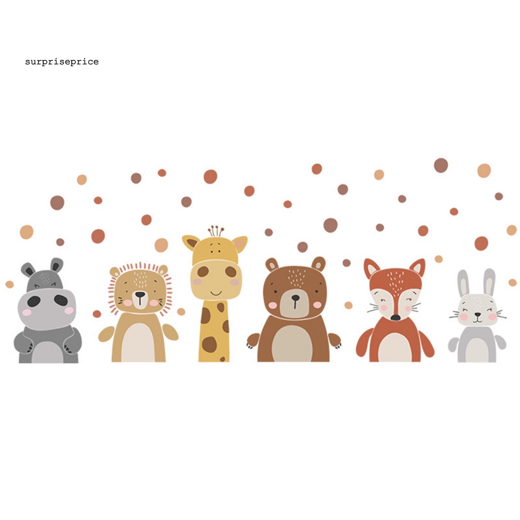 Miếng Dán PVC Hình Động Vật Hoạt Hình Trang Trí Nhà Cửa / Tiệc Cưới