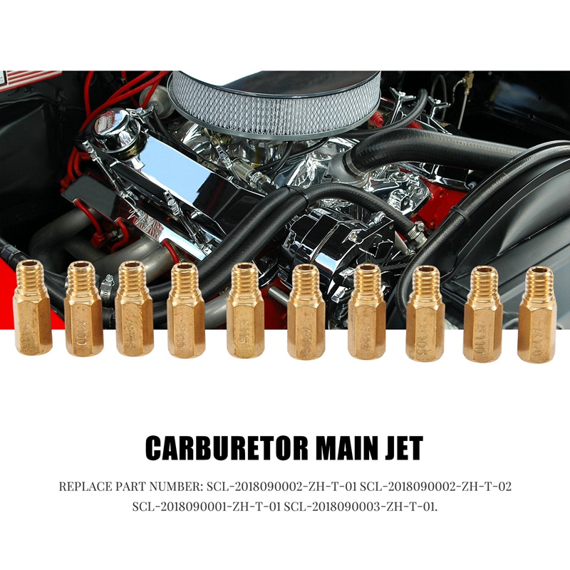 Set 30 Bộ Chế Hòa Khí Chính Và 10 Vòi Phun Chậm Cho PWK Keihin OKO CVK PWM