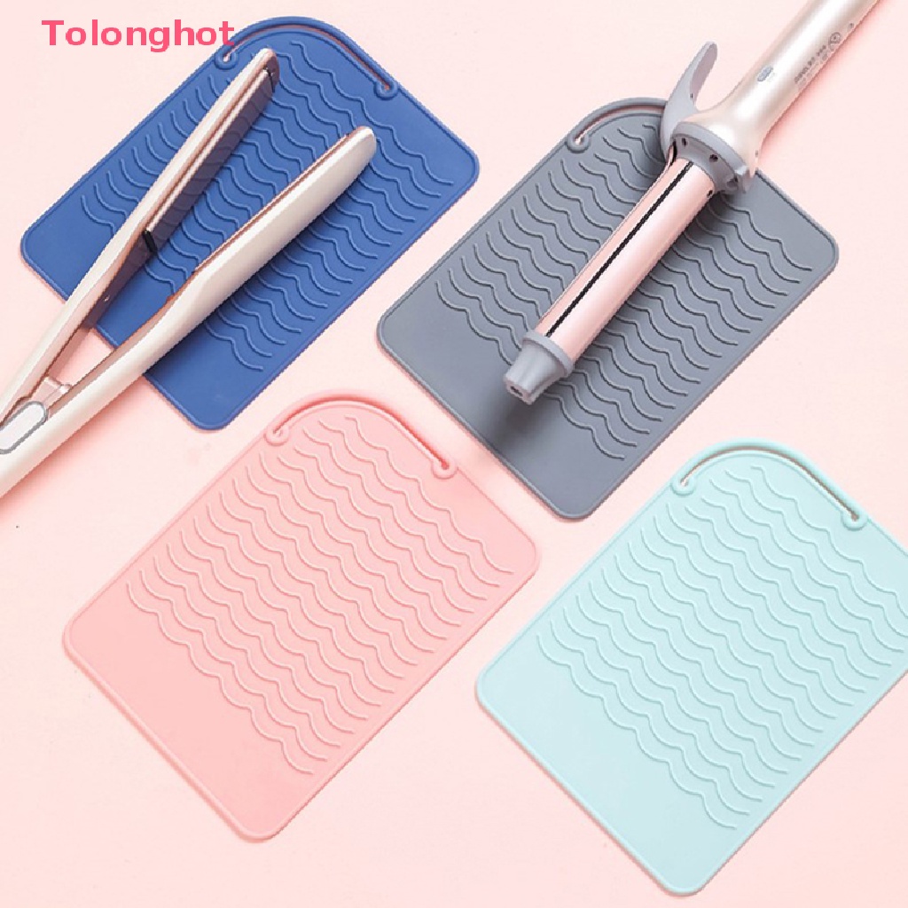 Thảm Silicone Chịu Nhiệt Hỗ Trợ Duỗi Tóc Thẳng / Uốn Tóc Tiện Dụng