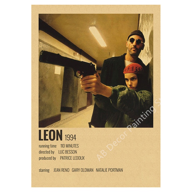 Poster Giấy kraft Treo Tường In Hình Phim Truyền Hình Cổ Điển Trang Trí Nhà Cửa / Quán Cà Phê / bar