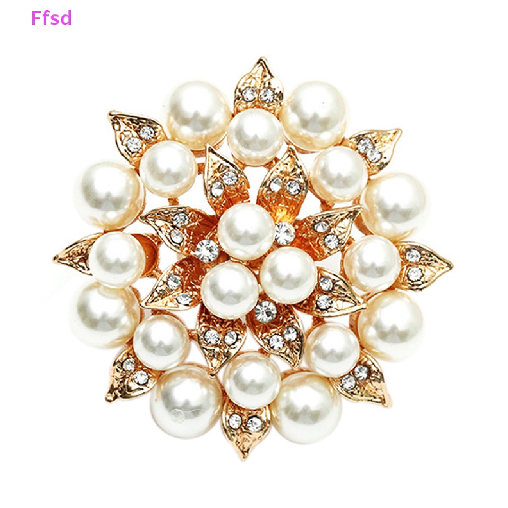 {Ffsd} Nhẫn Đính Đá Zircon Hoa Trắng Thanh Lịch Phụ Kiện Trang Sức Dành Cho Nữ Dự Tiệc Đính Hôn Hàn Quốc Lớn Làm Quà Tặng Bán Chạy