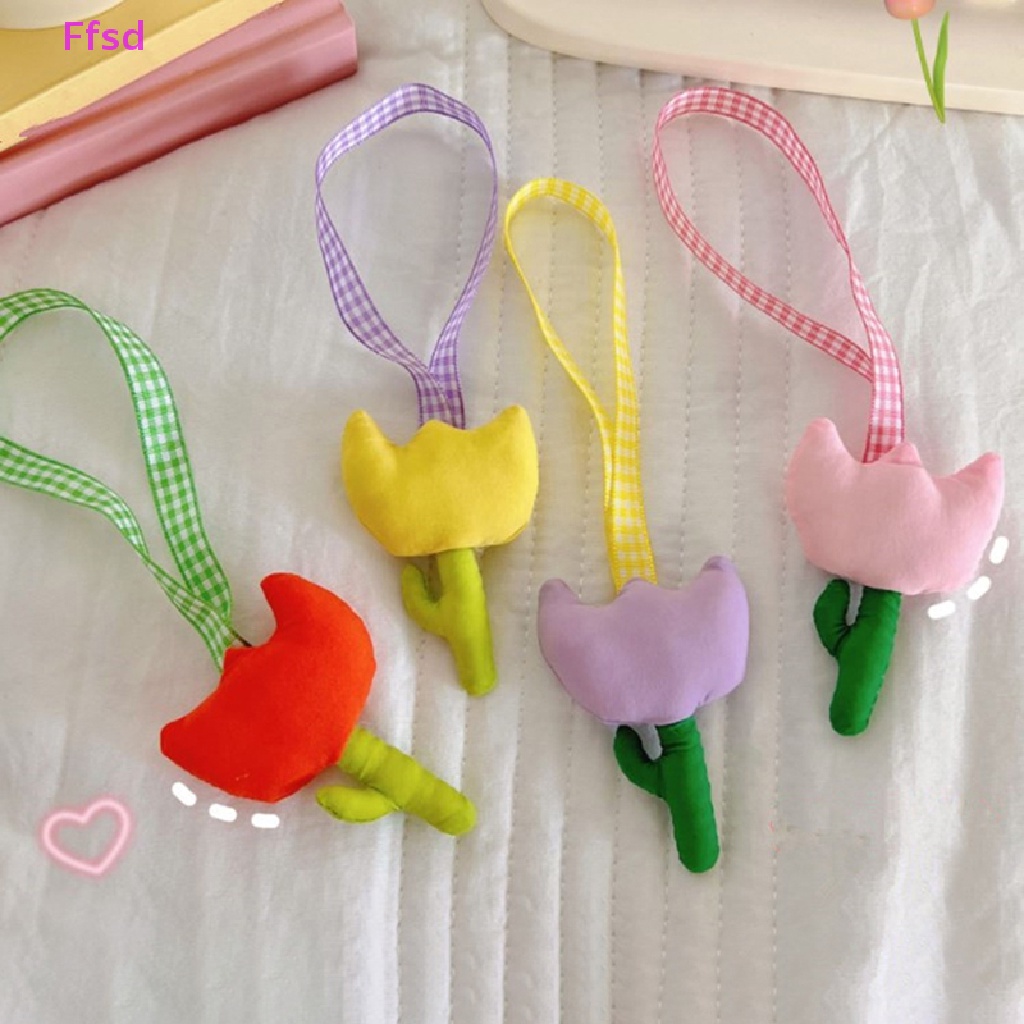 {Ffsd} Móc Khóa Búp Bê Hoa Tulip Đồ Chơi Cho Túi Xách Điện Thoại Kawali * Bán Chạy