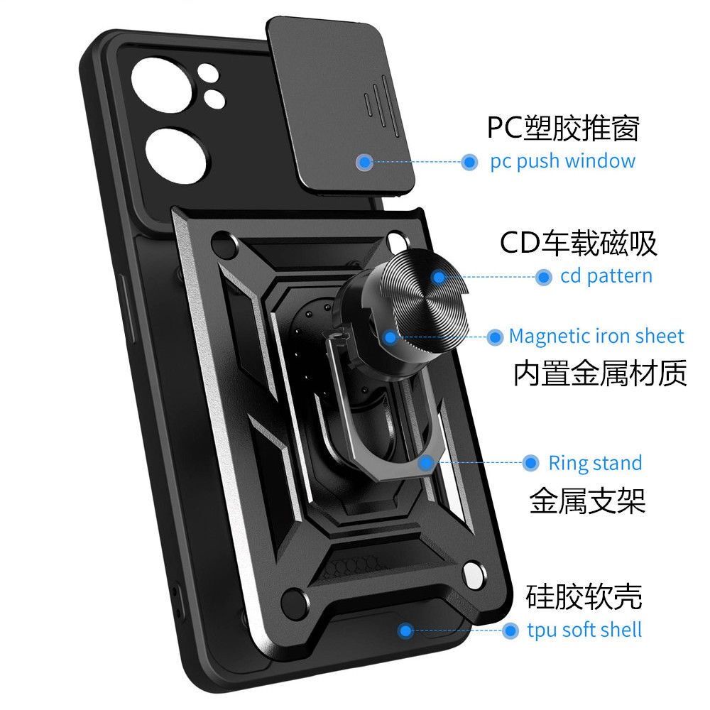 Ốp Điện Thoại Có Nhẫn Đỡ Cho Samsung Galaxy A52 / A72 / A12 / M12 / A20S / A10S A11
