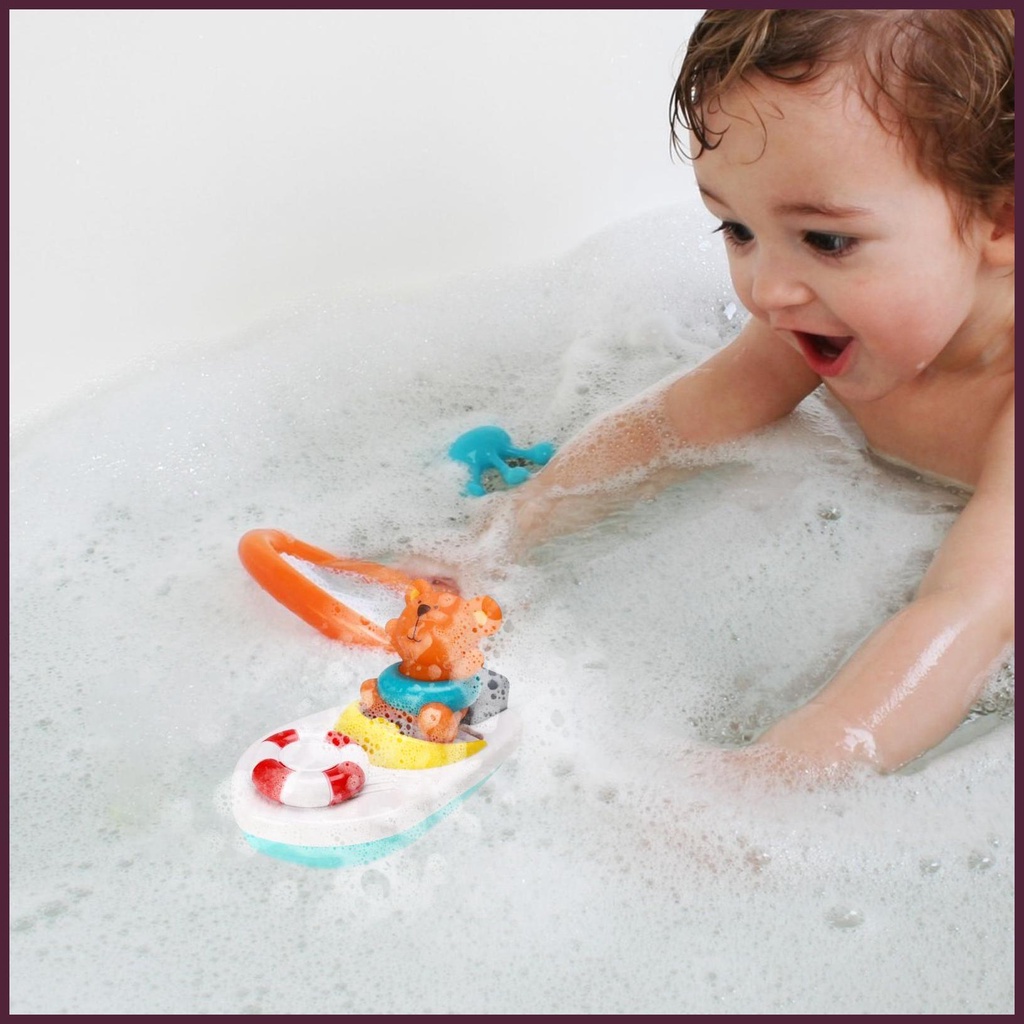 Đồ Chơi Lên Dây Cót Hình Gấu Dễ Thương Cho Bé Chơi Khi Tắm