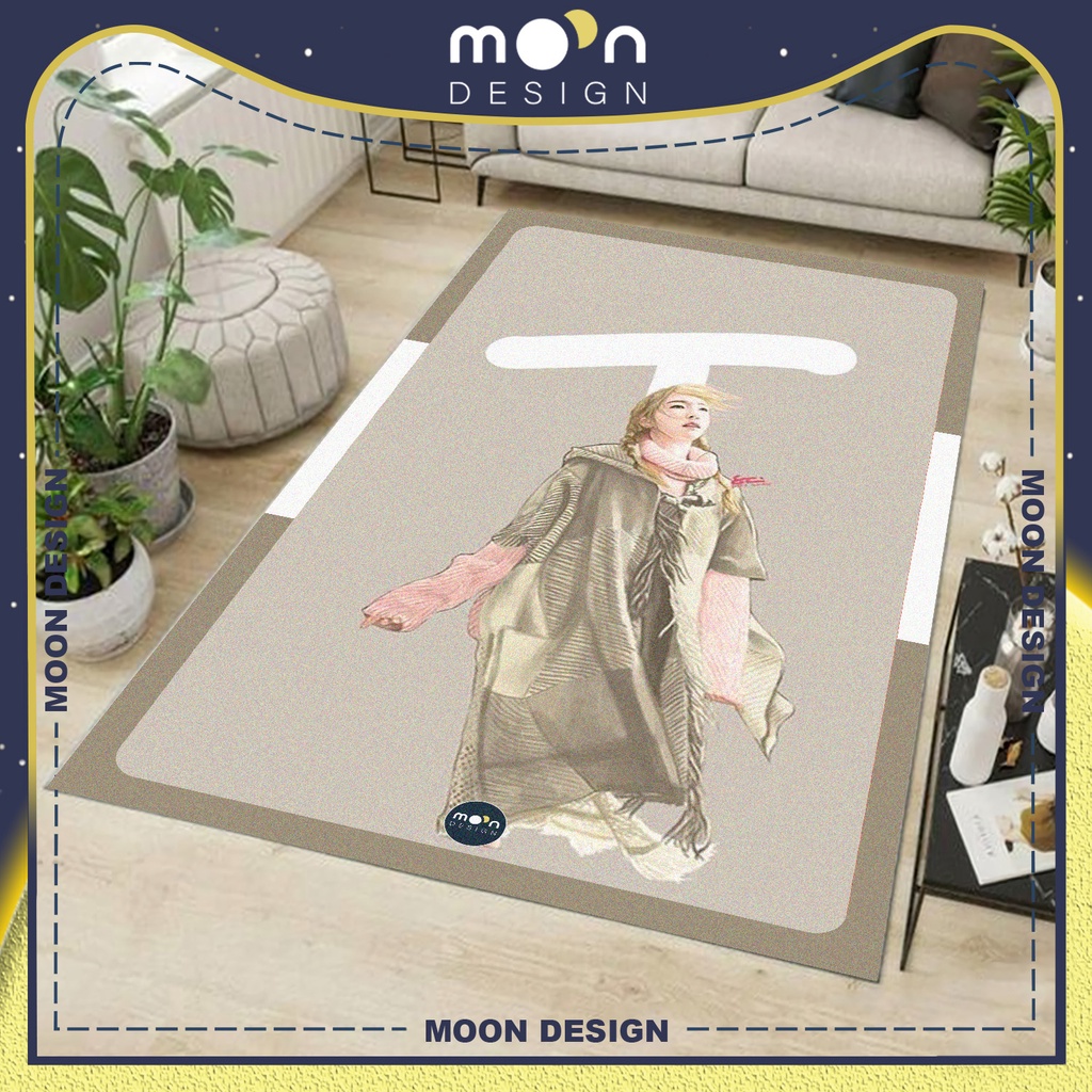 Thảm Trang Trí Moon Design Kpop Ca Sĩ Taeyeon SNSD Fanart Decor Trải Sàn Phòng Ngủ Phòng Khách Văn Phòng