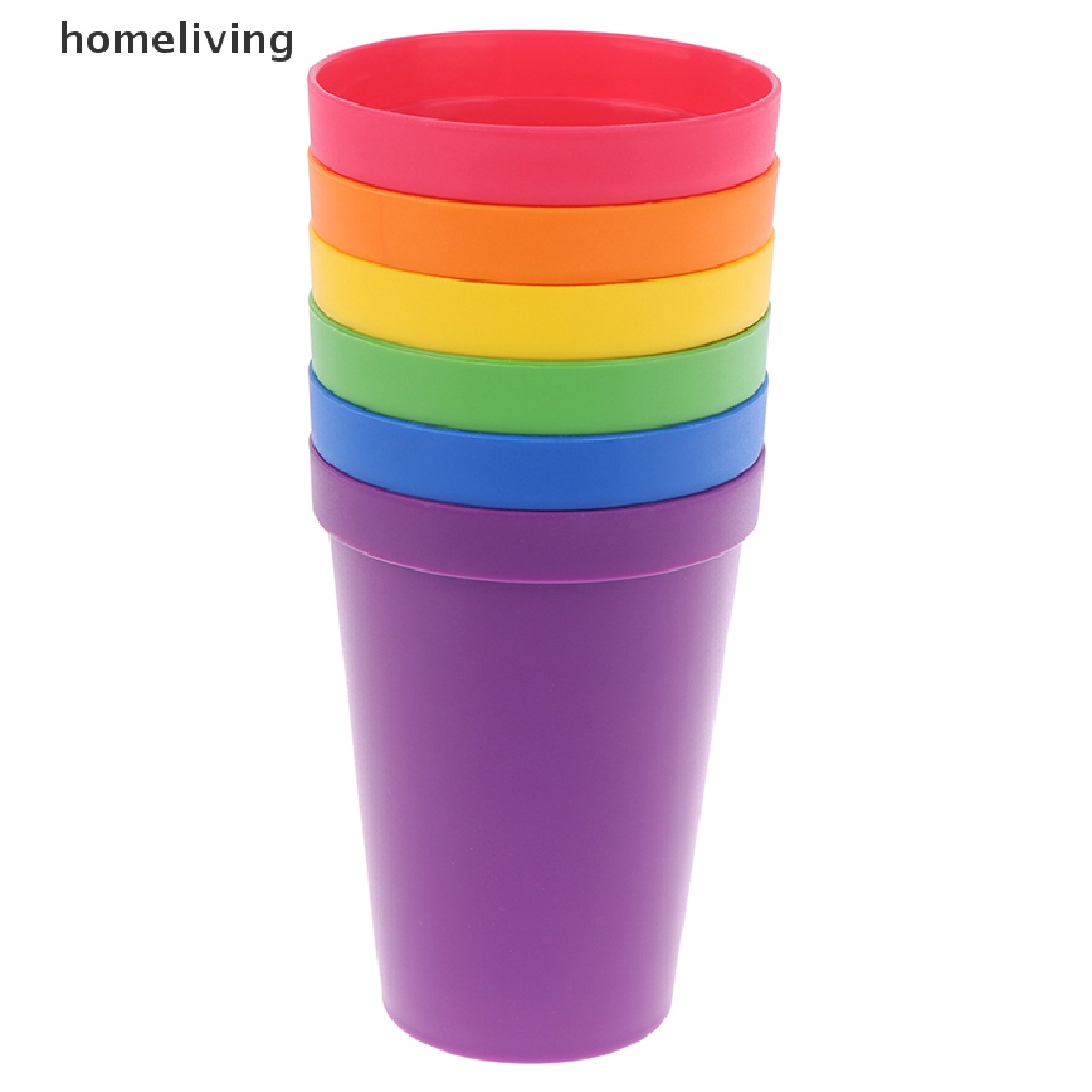 Bộ Đồ Chơi 6 Cốc Xếp Chồng Lên Nhau Nhiều Màu Sắc Dễ Thương Cho Bé