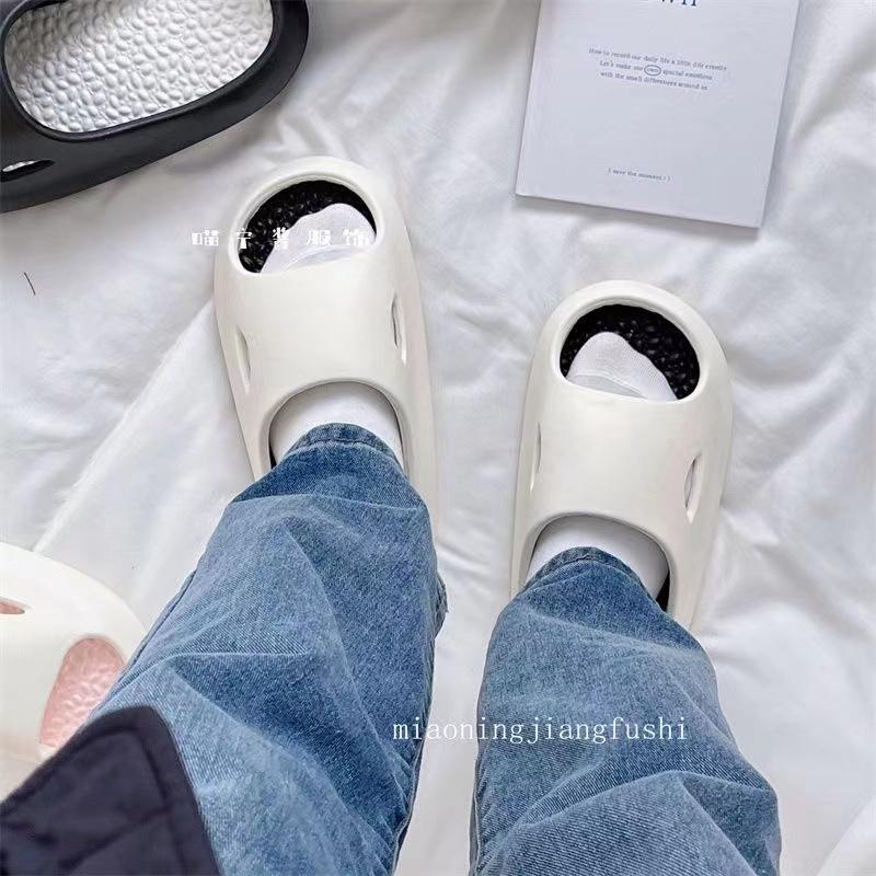 Dép Sandal EVA Đế Mềm Dày Chống Trượt Mát Xa Chân Dành Cho Nam Nữ Mang Trong Nhà Tắm