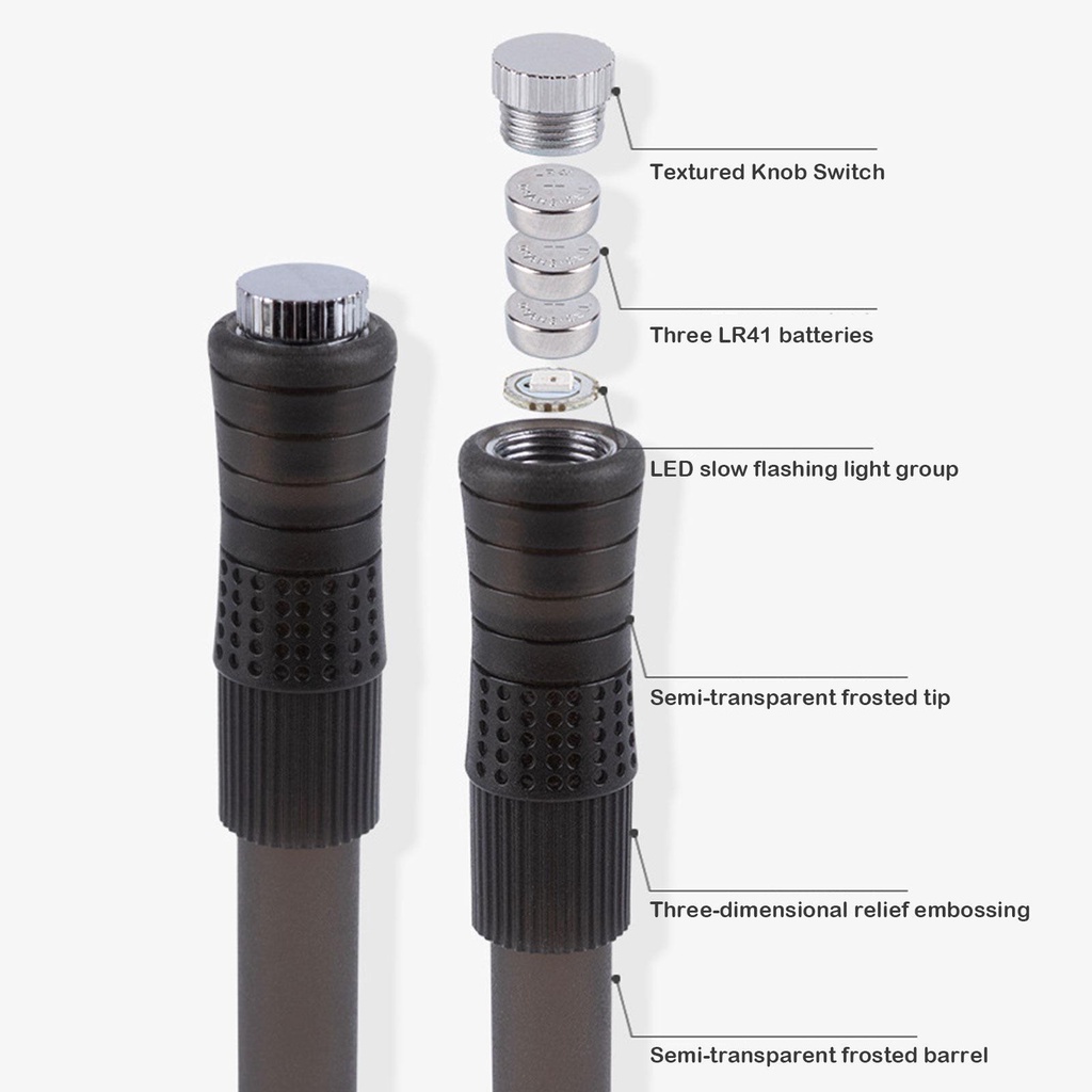 Bút Xoay Cầm Tay Có Đèn Led Nhiều Màu Sắc M2S5 Thoải Mái Cho Học Sinh