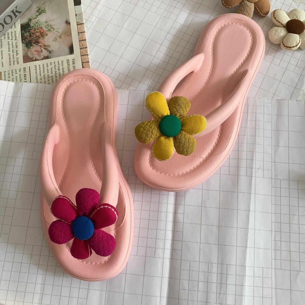 JY223- B3 - Dép quai kẹp bánh mì đúc liền dễ thương chất mềm giá rẻ EVA siêu nhẹ chân