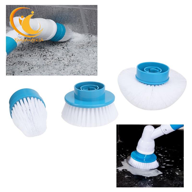 Set 3 Đầu Cọ Vệ Sinh Nhà Bếp / Phòng Tắm Thay Thế Đa Năng