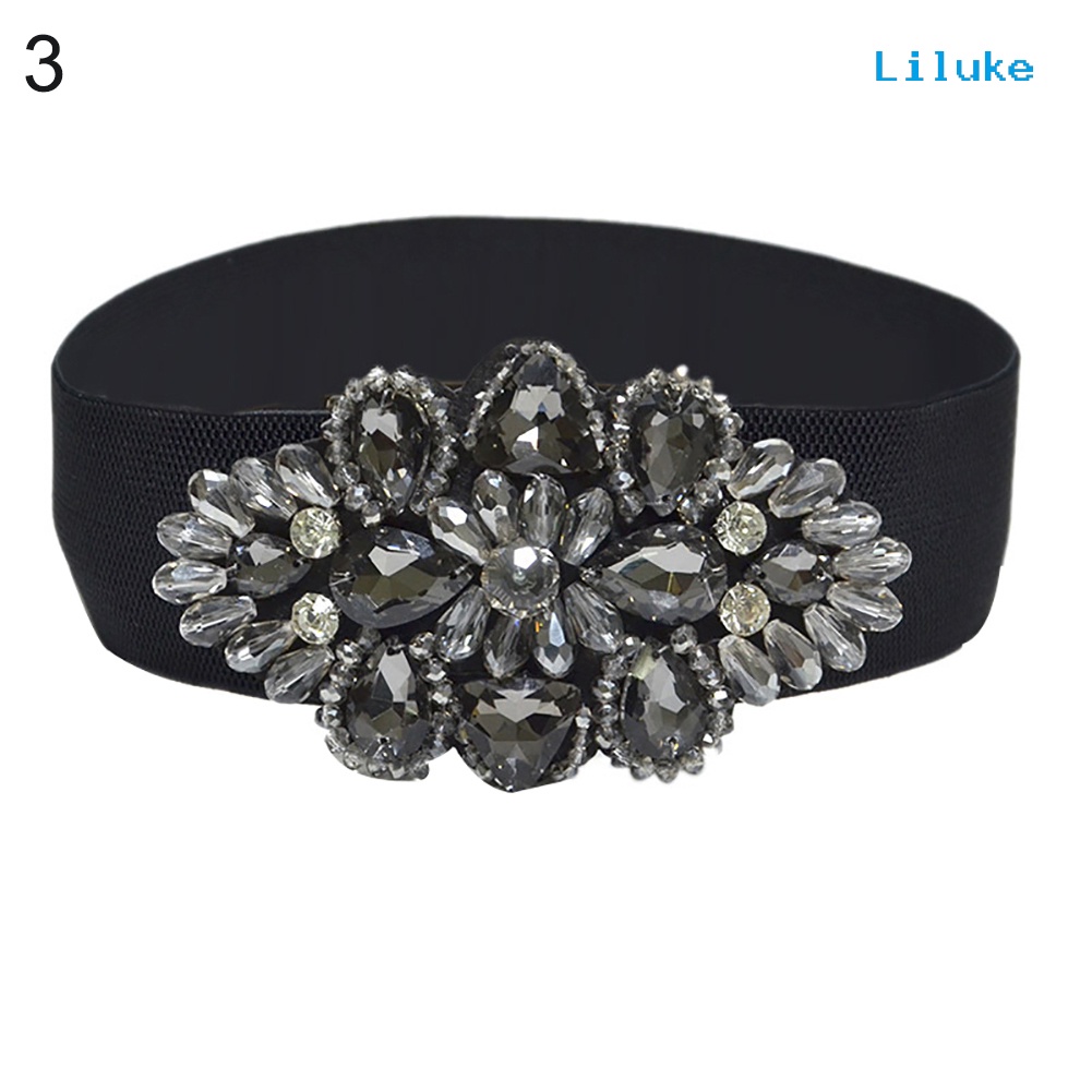 Thắt lưng đính kim cương nhân tạo nhiều màu dành cho nữ