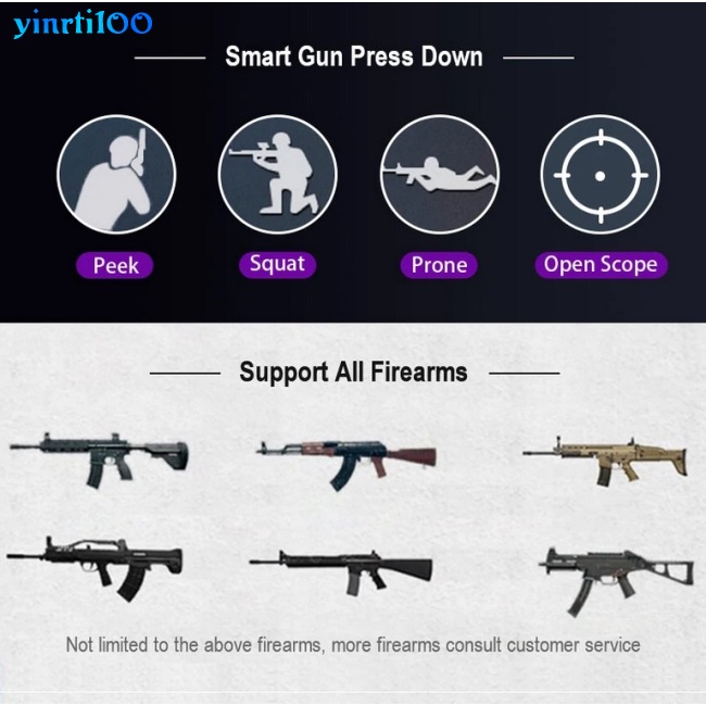 Tay Cầm Chơi Game Trên Điện Thoại Di Động Yinrti M1pro Kết Nối Bluetooth 5.0