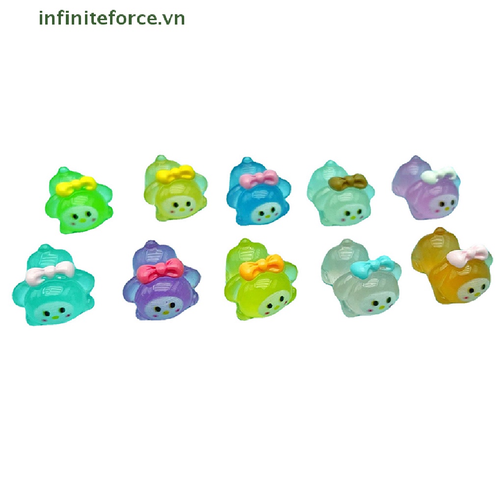 Set 2 Mô Hình Giai Điệu Mini Bằng Nhựa Phát Quang DIY Màu Sắc Ngẫu Nhiên