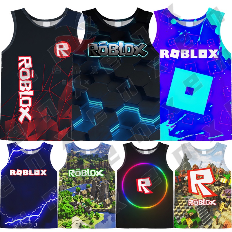 Áo Thun Ba Lỗ In Hình Roblox Tank Top 3D Dành Cho Trẻ