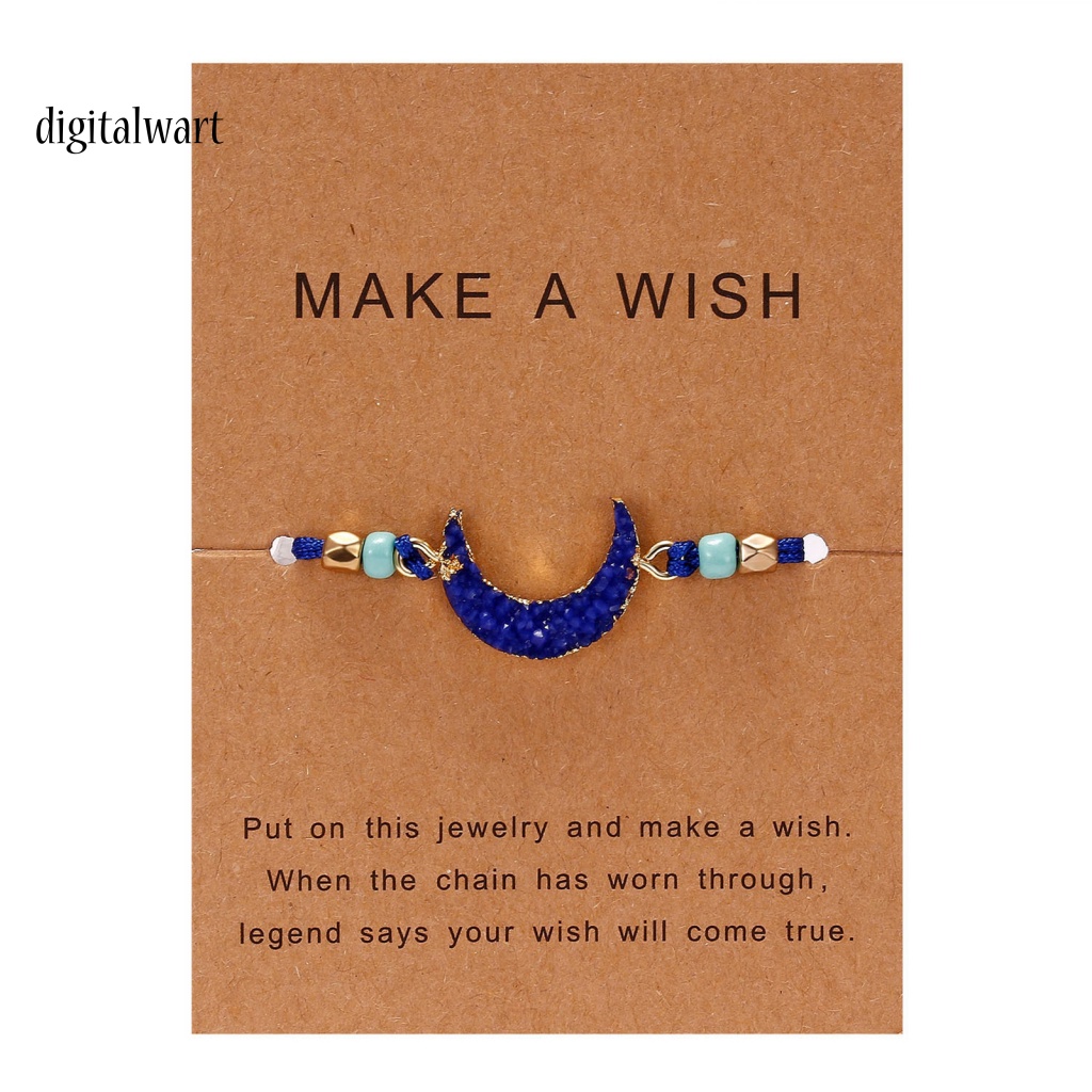 Kỹ Thuật Số| Vòng Tay Hạt Resin Thân Thiện Với Da Mặt Trăng Thời Trang Cho Nữ