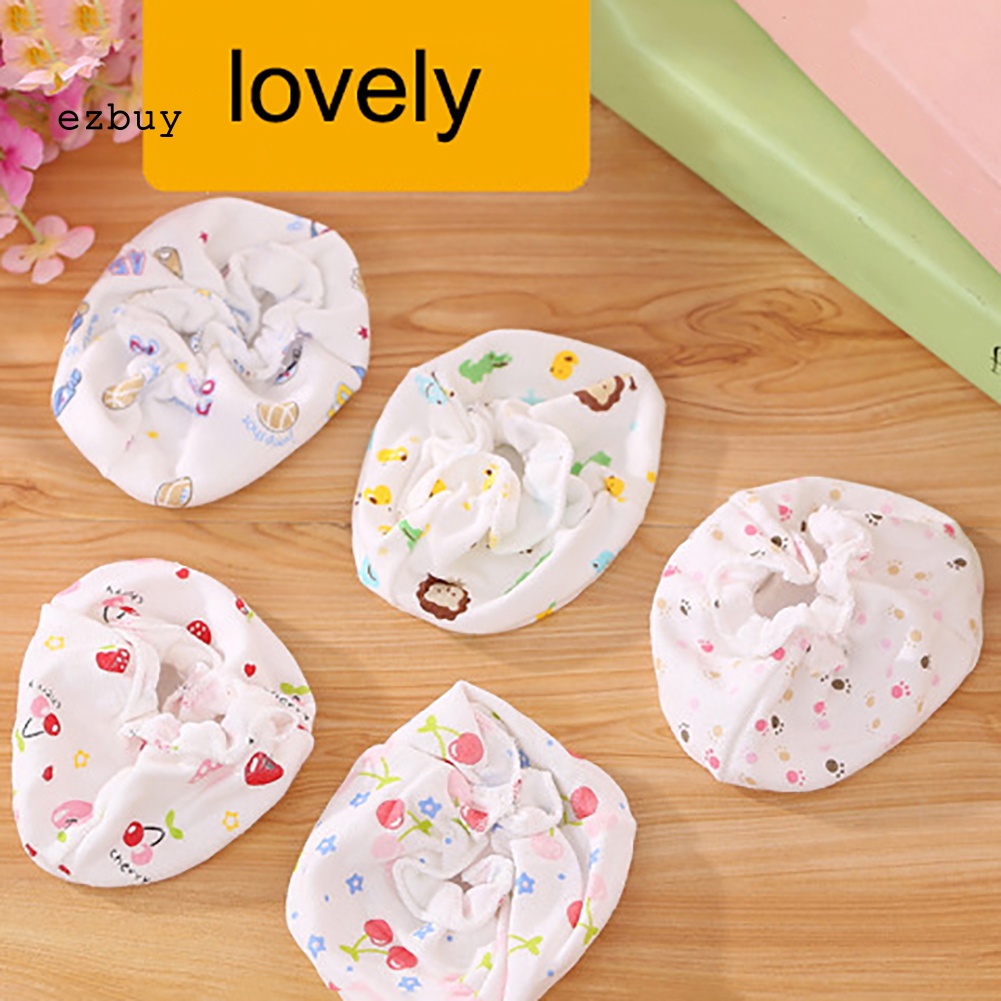 Găng Tay Cotton Bảo Vệ Chân Chống Trầy Xước Dành Cho Bé Sơ Sinh