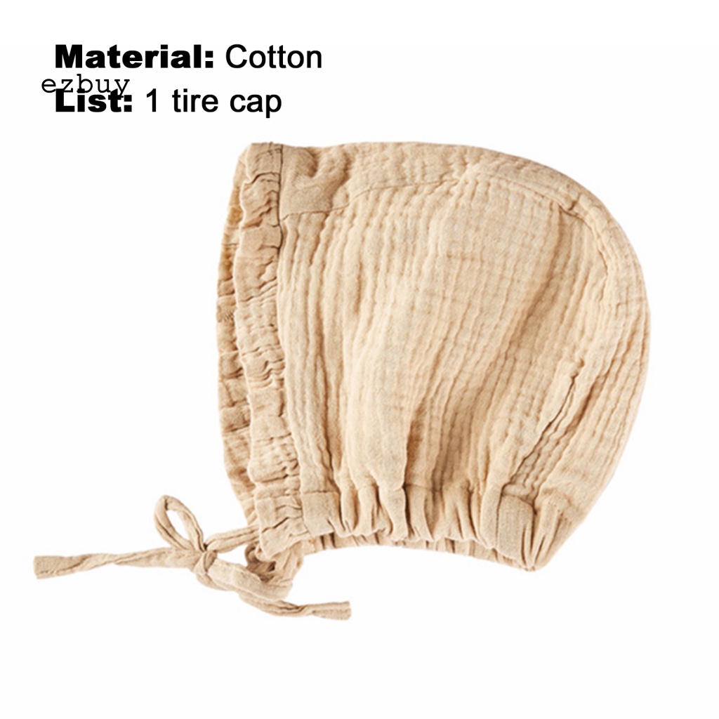 Mũ Beanie Màu Trơn Thân Thiện Với Da Mùa Hè Cho Bé