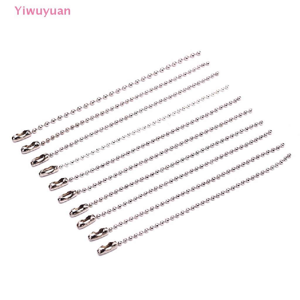 10 Móc Khóa Chuỗi Hạt Dài 0.09 &quot;3.5&quot; Tự Làm Trang Sức Mới