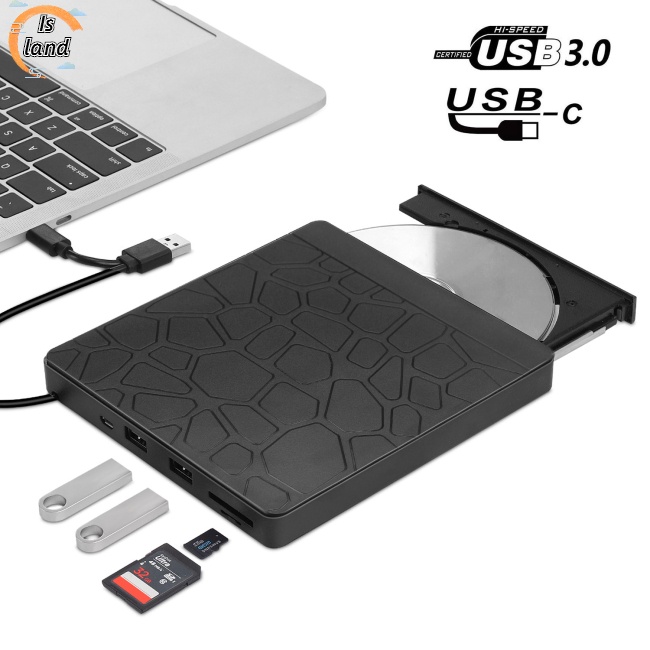 Ổ Đĩa Dvd Gắn Ngoài Kết Nối Usb 3.0 Cho Máy Tính