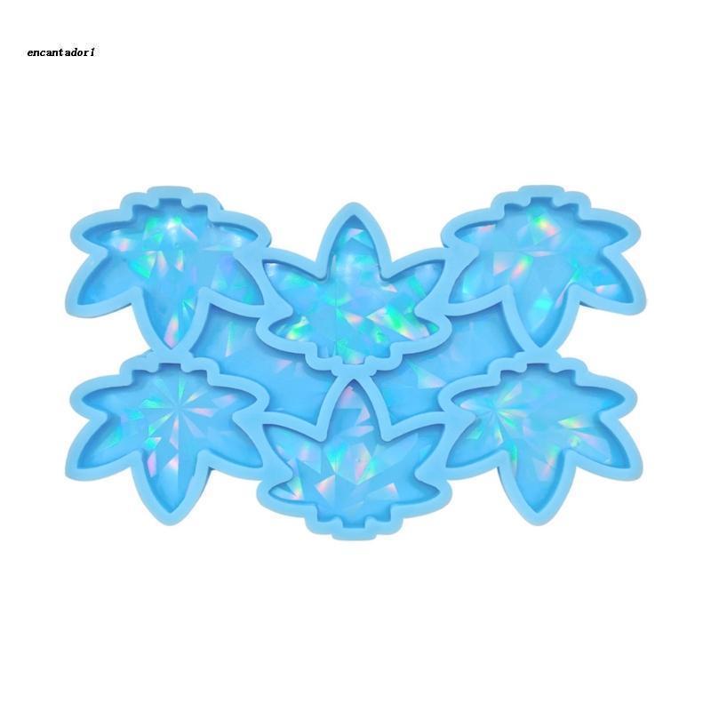 ✿ Khuôn Silicone Làm Móc Khóa Hình Chiếc Lá DIY