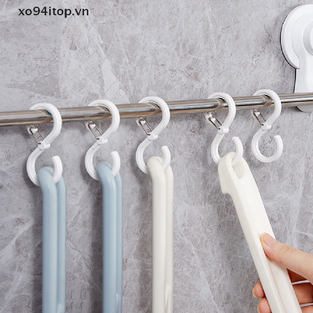 Set 8 Móc Treo Quần Áo Hình Chữ S Tiện Dụng