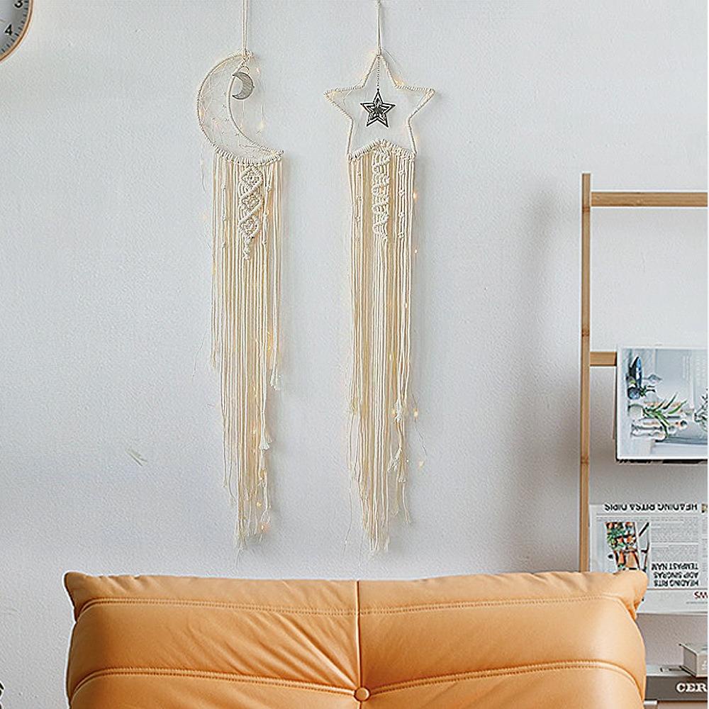BTLIMER Dreamcatcher Hình Mặt Trăng Ngôi Sao Phong Cách Boho