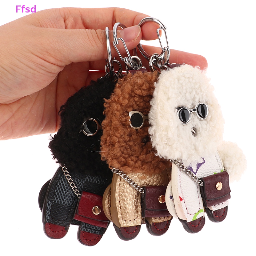 {Ffsd} Móc Khóa Da Pu Hình Thú Cưng Đáng Yêu Cho Nữ