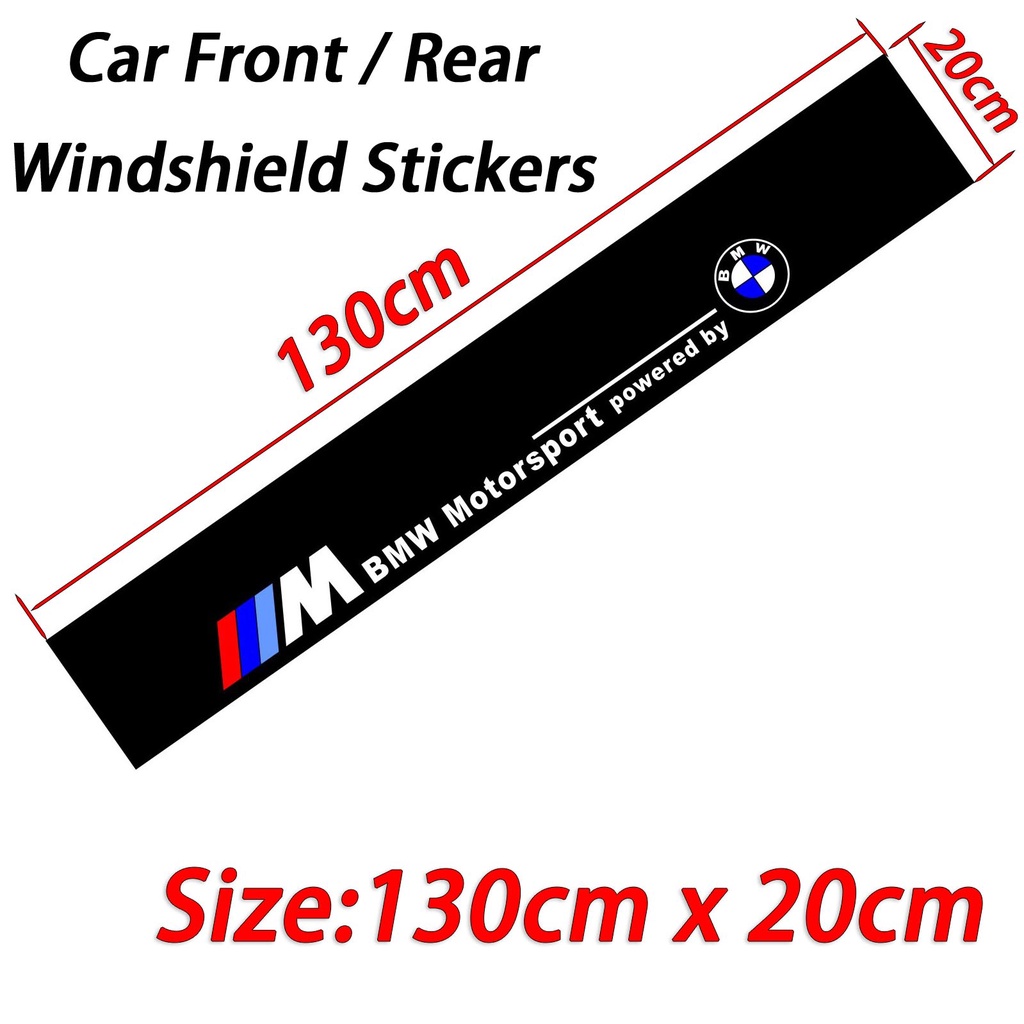 Miếng Dán Trang Trí Kính Chắn Gió Xe Hơi BMW E36 E39 E46 E90 E60 F10 F30 F20 G20 G30 E53 E85 E70 E84 F48 F15 F25 G01 G02 G05 X1 X2 X3 X4 X5 X6