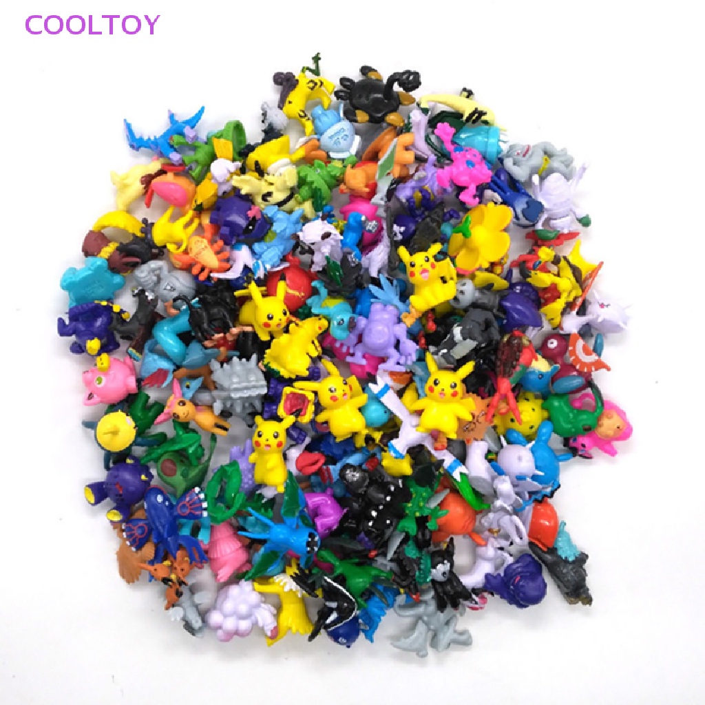 Cooltoy Set 24 Mô Hình Đồ Chơi Hoạt Hình Pokemon Nhiều Kiểu Khác Nhau Kích Thước 2.5-3cm