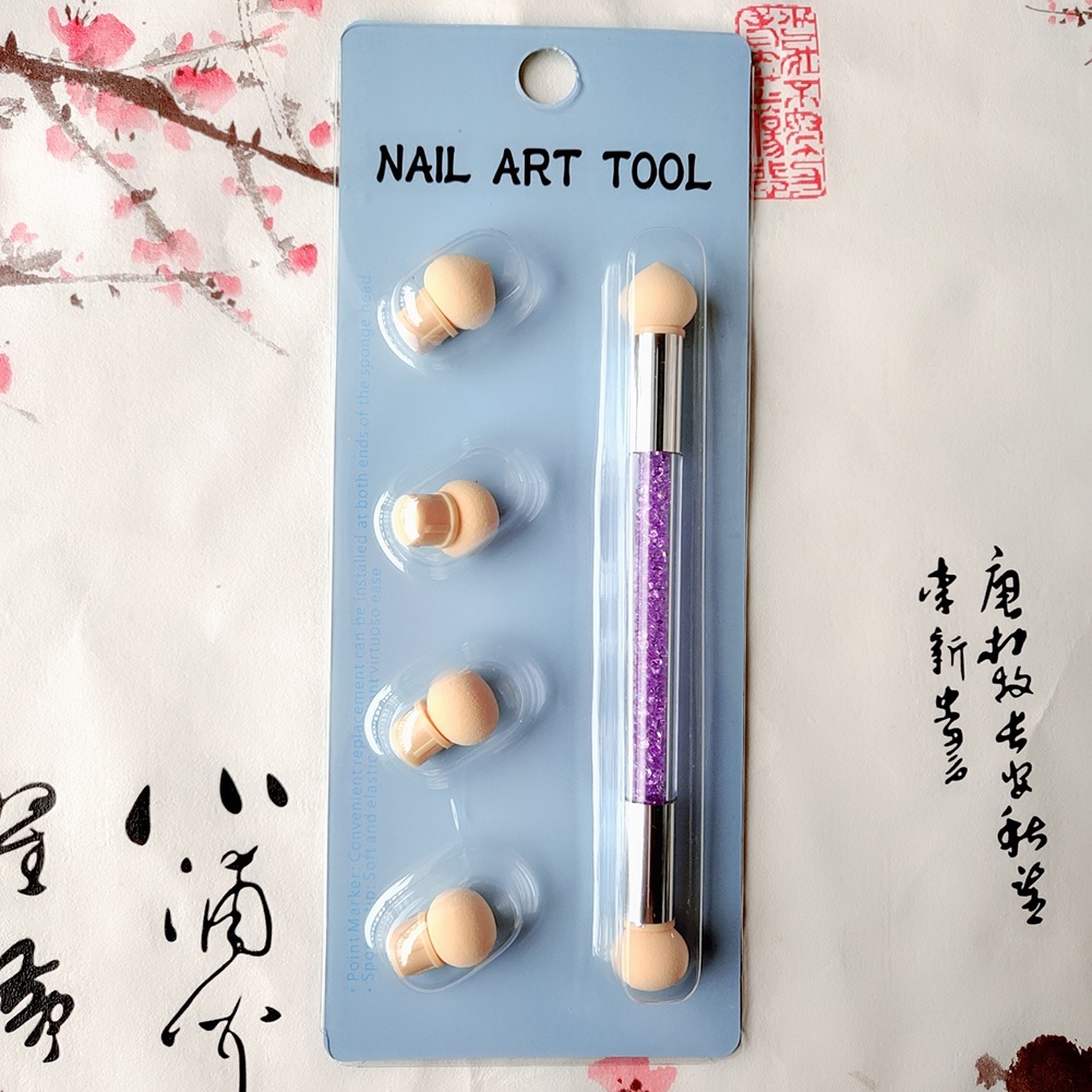 Bút Mút Hai Đầu Không Nhòe Dùng Vẽ Móng Nghệ Thuật