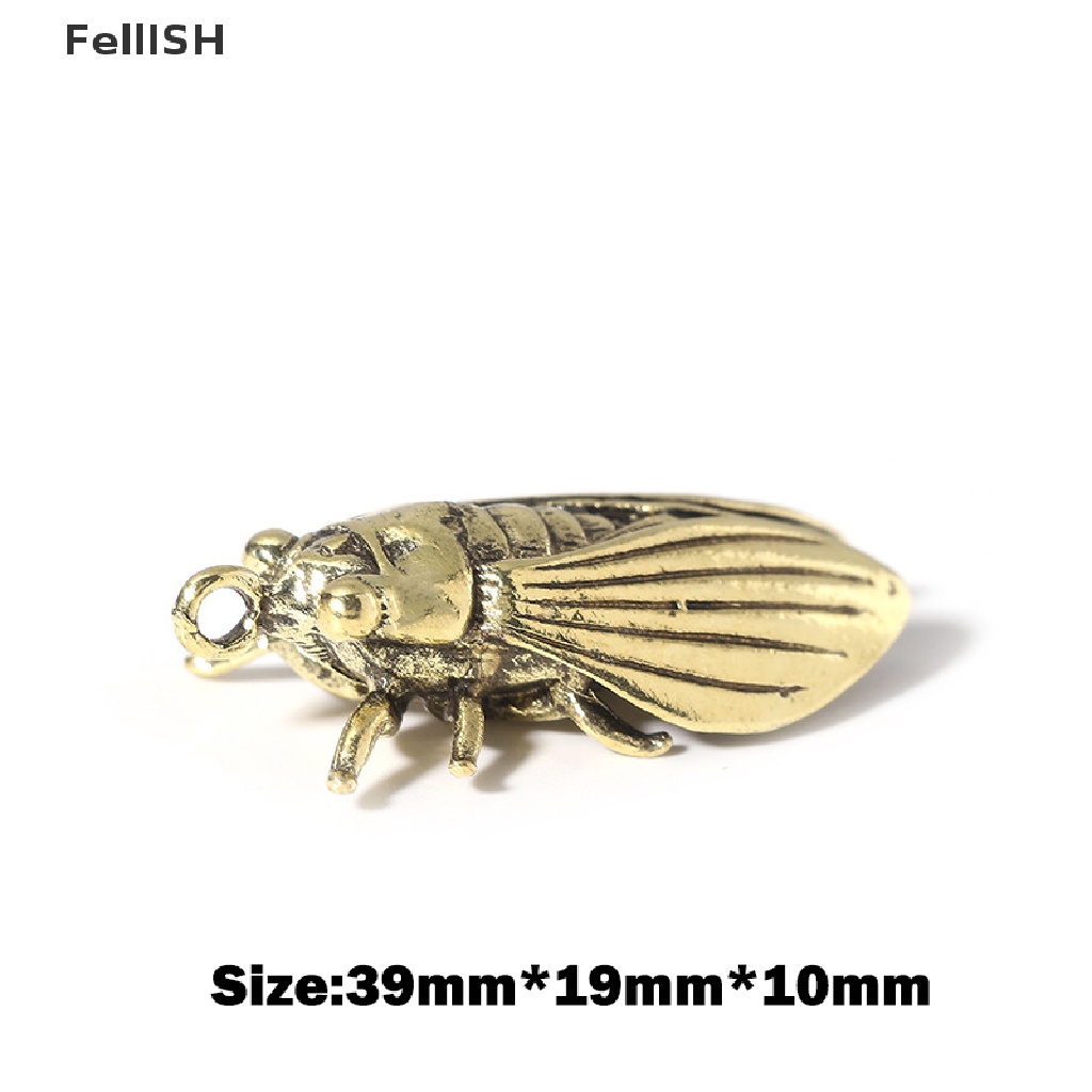 Móc Khóa Hình Tượng Động Vật Mini Bằng Đồng Thau 439br