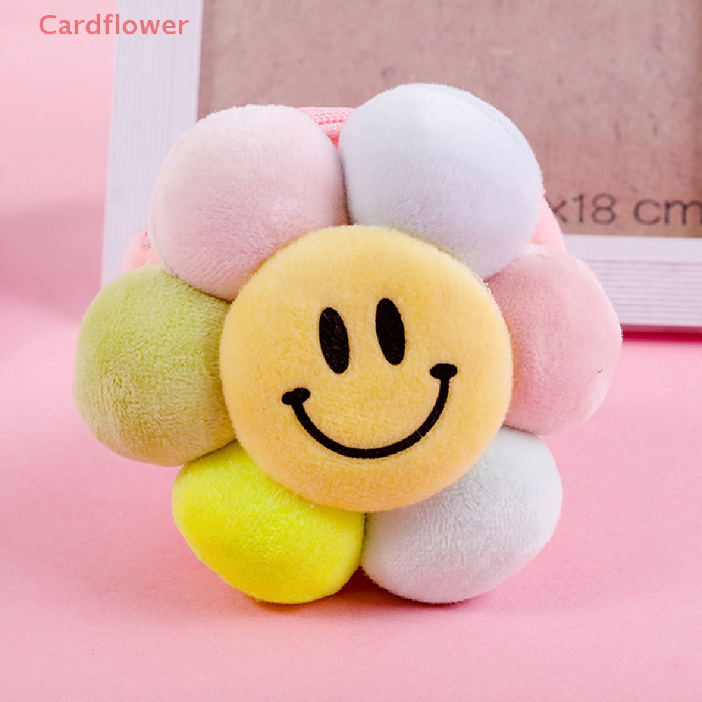 < Cardflower > Mặt Dây Chuyền Hình Hoa Hướng Dương / Mưa Nhồi Bông Mềm Mại Nhiều Màu Sắc Dễ Thương Làm Móc Khóa Túi Quà Sinh Nhật
