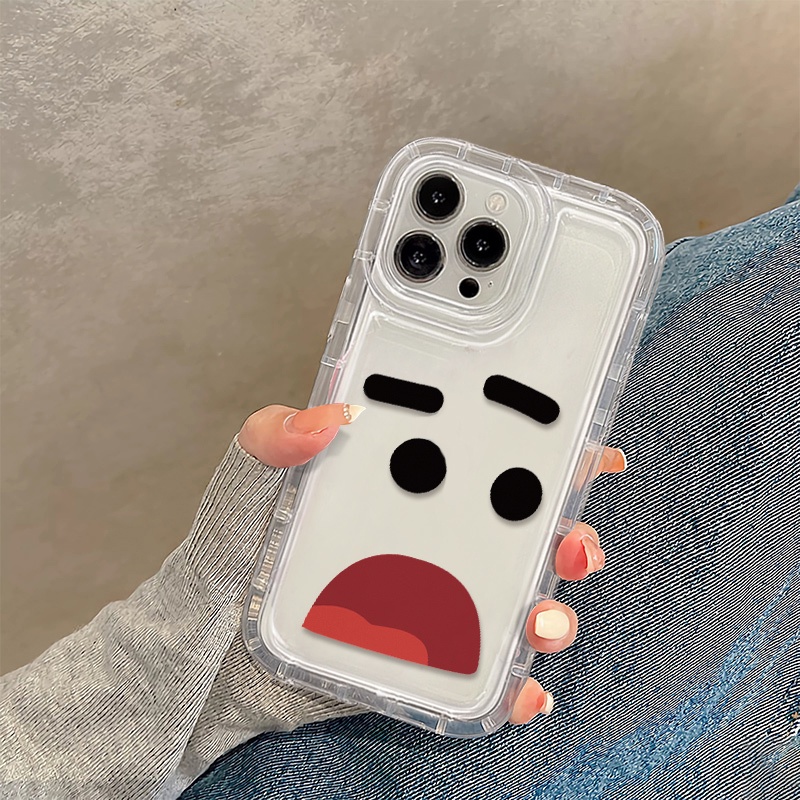 Ốp Điện Thoại Silicon TPU Mềm Trong Suốt In Hình Biểu Tượng Cảm Xúc Dễ Thương Cho IPhone 14 13 11 12 Pro XS Max X XR 7 + 8 Plus