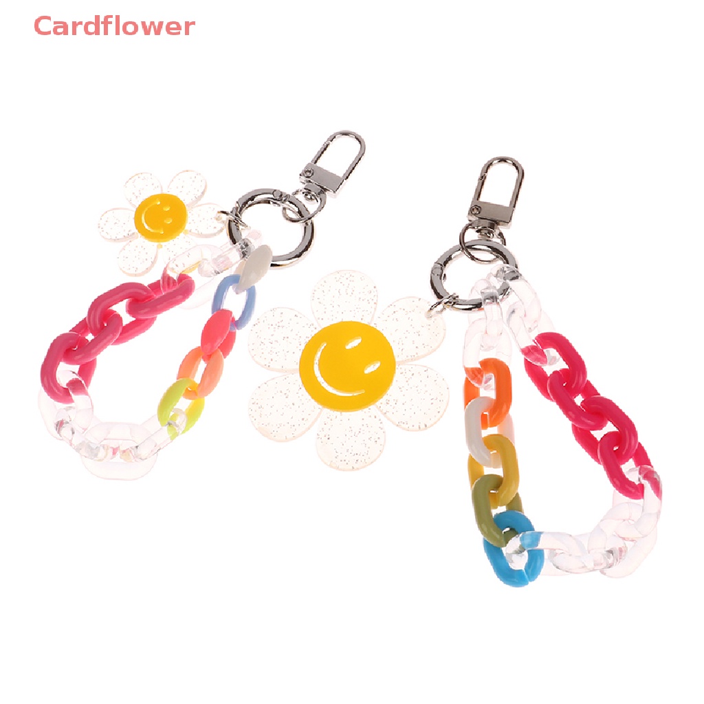 1 Móc Khóa Hình Hoa Hướng Dương Nhiều Màu Mới