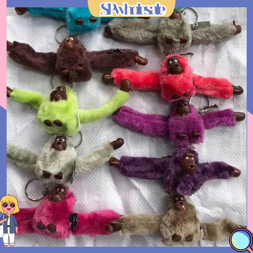 <SPwholesale> Móc Khóa Hình Khỉ Nhồi Bông Ba Chiều Mềm Mại Dễ Thương Làm Quà Tặng Sinh Nhật Cho Nữ