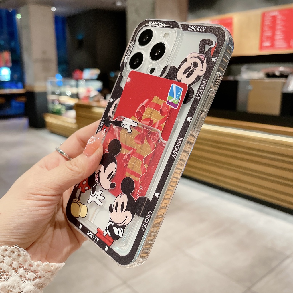 For Xiaomi Redmi Note 12 11 11S 10S 9S 10 8 9 Pro Max 10C 10A 9A 9C 9T K40 Poco M3 F3 X3 X4 Pro X3nfc 10T 11T pro X3GT Cartoon Mickey Mobile Phone Case Holder Silicone Soft Cover