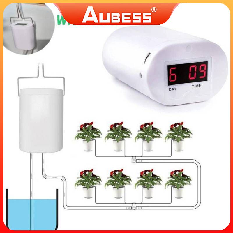 Thiết Bị Tưới Nước Tự Động Trong Vườn Dụng Cụ Tưới Nhỏ Giọt Cho Cây Trồng Bộ Điều Khiển Hệ Thống Vòi Phun Nước Bình Tưới Hoa Hẹn Giờ Thông Minh AUBESSSTORE
