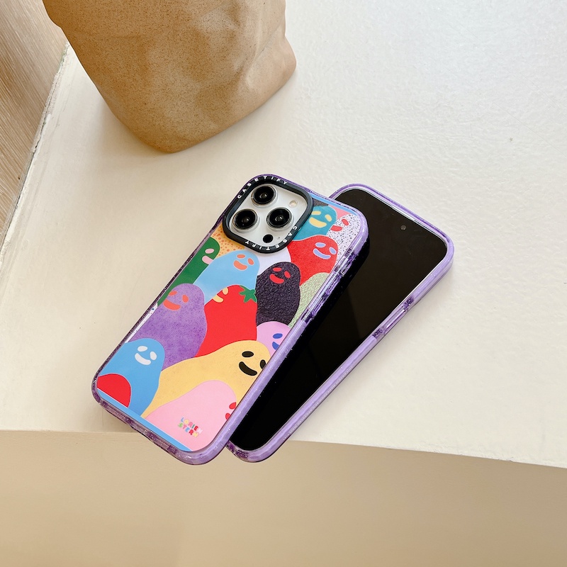 Ốp Điện Thoại Acrylic Cứng Trang Trí Kim Tuyến Hình Ma Lorien Stern Cho iPhone 15 14 13 12 11 Pro Max Plus